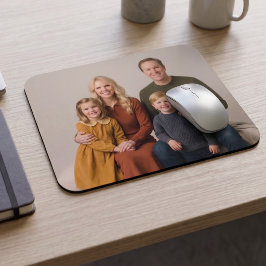 Personlig familjefoto musmattor