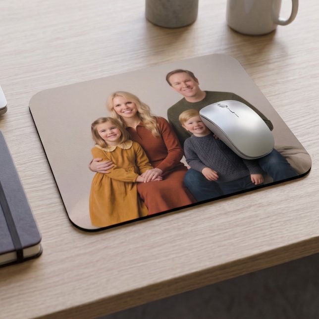 Personlig familjefoto musmattor (Personalize your daily desk space.)