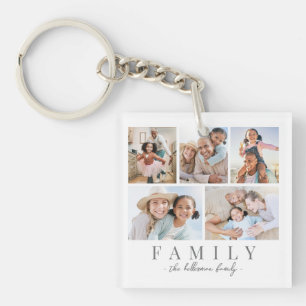 Personlig familjefotocollage