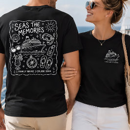 Personlig familjekryssningsferie Doodle T Shirt