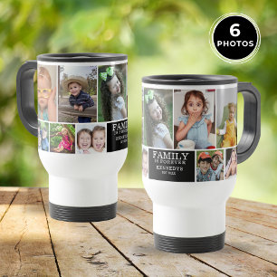 Personlig Familjen är för evigt 10 Foto Collage Resemugg