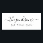 personlig-familjen namn moderna minimalisthem poster<br><div class="desc">helt redigerbar enkel och minimalistisk hemmavårdskonst eller som en gåva till dina familjemedlemmar!</div>