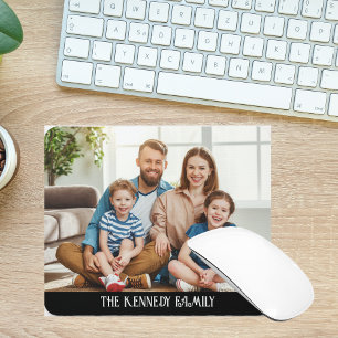 Personlig-familjens fotofamilj namn typografi musmatta