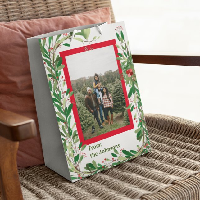 Personlig-familjens fotojulmonogram (Skapare uppladdad)