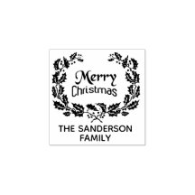 Personlig Familjens jul Holly Wandeans