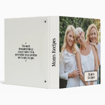 Personlig familjereceptbok med foto