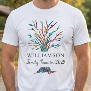Personlig Familjestamträff för Familjen T Shirt