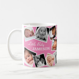 Personlig Family 17 Photo Collage Kaffemugg