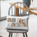 Personlig Family Collage Gift Lumbarkudde<br><div class="desc">Vi presenterar vårt Grått-temade Trendig Collage Photo, den ultimata familjepresenten som fångar omhuldade minnen på ett personlig- och snyggt sätt. Denna noggrant utarbetade kollage visar de vackra ögonblick och band som delas inom din familj, skapar den en verkligt speciell och hjärtlig present. Med sitt eleganta grått-tema visar detta kollage en...</div>