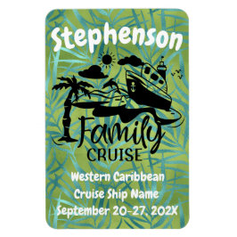 Personlig Family Cruise Door Decor Decor Magnet