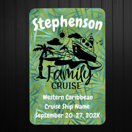 Personlig Family Cruise Door Decor Decor Magnet