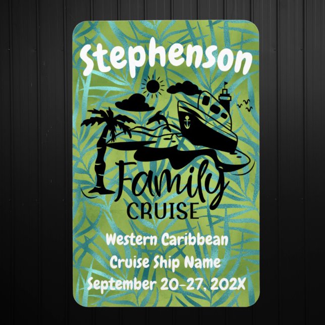 Personlig Family Cruise Door Decor Decor Magnet (Custom Family Cruise Door Magnet)