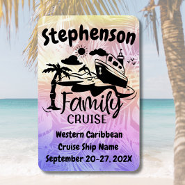 Personlig Family Cruise Door Decor Decor Magnet