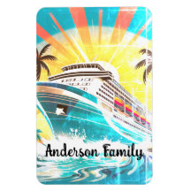 Personlig Family Cruise Magnet