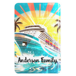 Personlig Family Cruise Magnet