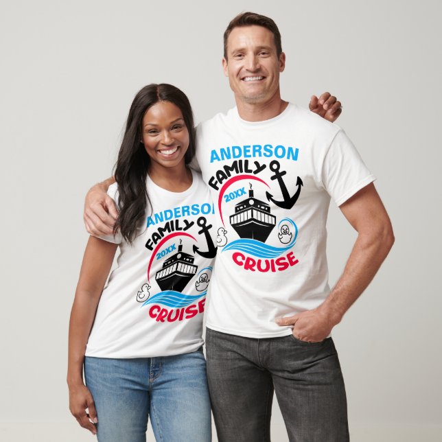 Personlig Family Cruise Shirts T Shirt (Unisex)