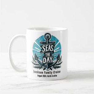 Personlig Family Cruise Vacation - Havets dag Kaffemugg