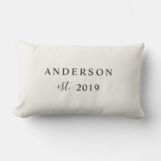 Personlig Family Farmhouse Pillow Lumbarkudde (Framsida)