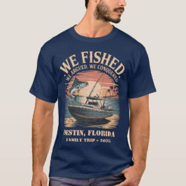 Personlig Family Fishing Resa Destin, Florida T Shirt