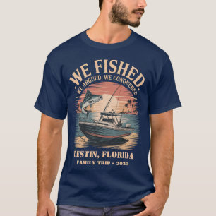 Personlig Family Fishing Resa Destin, Florida T Shirt