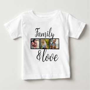 Personlig Family & Kärlek Photo Collage T Shirt