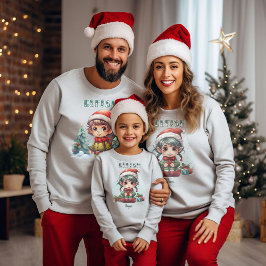 Personlig Family Matchande jul-Elf T Shirt