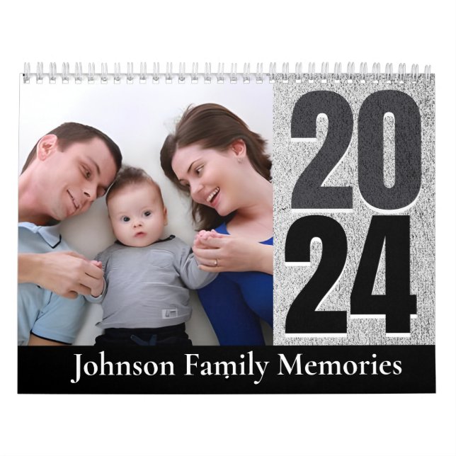 Personlig Family Memory-fotokeepsaké Gift Kalender (Omslag)
