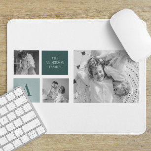 Personlig Family Namn Collage Photo Gift Musmatta