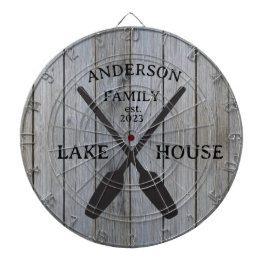 Personlig Family Namn Sjö House Darttavla