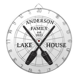 Personlig Family Namn Sjö House Darttavla