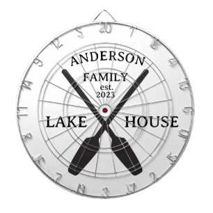 Personlig Family Namn Sjö House Darttavla