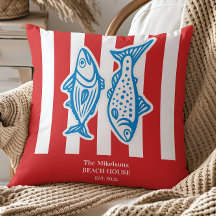 Personlig Family Nautical Red Sardine Rand
