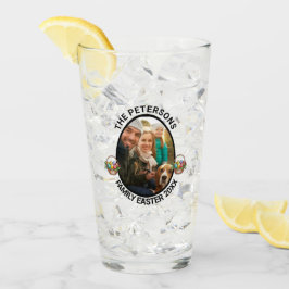 Personlig Family Påsk Photo Egg Basket Glaskopp