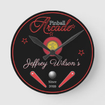 Personlig Family/Person Pinball Wall Clock