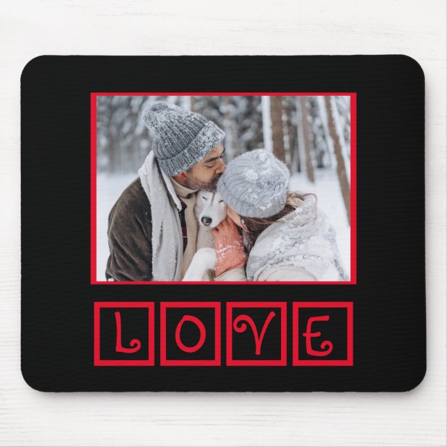 Personlig Family Pet Photo Template Mousepad Musmatta (Framsidan)