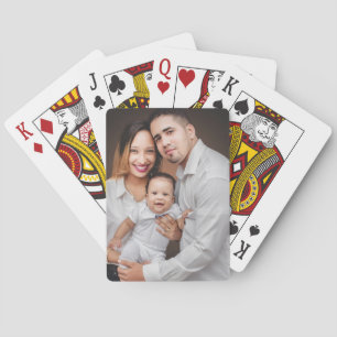 Personlig Family Photo Anpassningsbar Casinokort