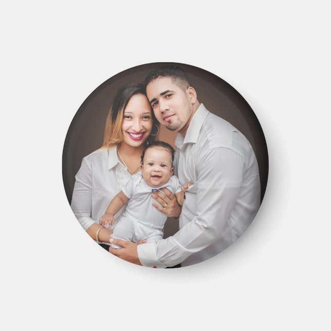 Personlig Family Photo Anpassningsbar Magnet (Framsidan)