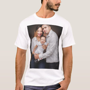 Personlig Family Photo Anpassningsbar T Shirt
