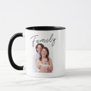 Personlig Family Photo Coffee Mugg Birthday Gift