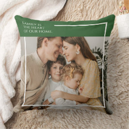 Personlig Family Photo Dekorativ kudde