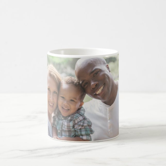 Personlig Family Photo Design - egen uppladdningsb Kaffemugg (Center)