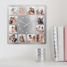 Personlig Family Photo Elegant Silver