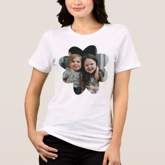 Personlig Family Photo Grandma Flower Ram T Shirt