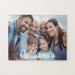 Personlig Family Photo Skapar ditt eget Pussel