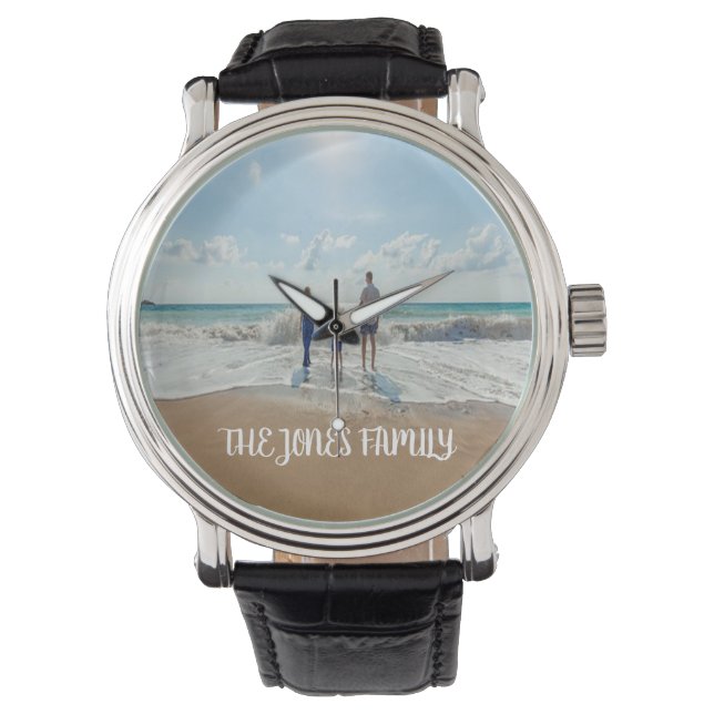 Personlig Family Photo Watch Armbandsur (Framsida)