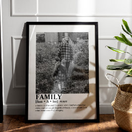 Personlig Family Porträtt Anpassningsbar Message P Poster