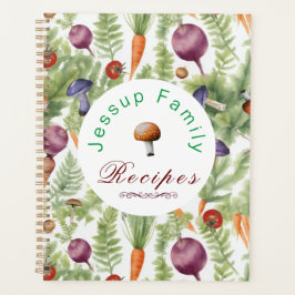 Personlig Family Recipes Binder, Recipe Bok