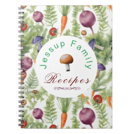 Personlig Family Recipes Binder, Recipe Bok Anteckningsbok