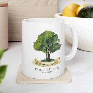 Personlig Family Reunion Keepsaké Namn Kaffemugg