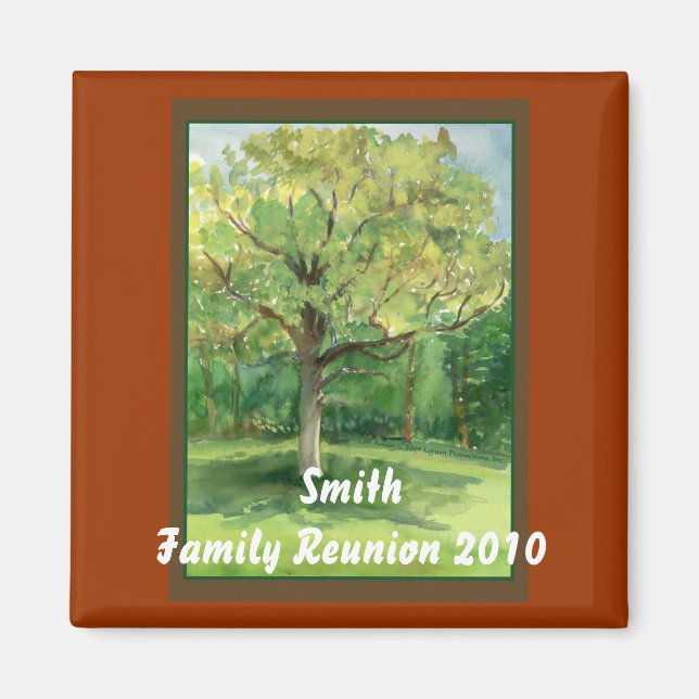 Personlig Family Reunion Magnet (Framsidan)